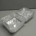 20 Pack Plastic Cupcake Containers, 4 Compartment Cupcake Carrier, Clear Cupcakes Boxes Holders with Lids, 4 Cavity Stackable Disposable Cupcakes Carriers for Muffins Storage