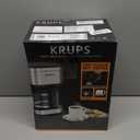 KRUPS Coffee Maker 10 Cups Simply Brew Stainless Steel Drip Coffee Maker, 900 Watts Coffee Filter, Drip Free, Dishwasher Safe Pot , Black & Silver