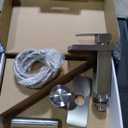 Vsunhoo Brushed Nickel Waterfall Bathroom Faucet