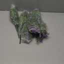 Coreland Fake Lavender Artificial Flowers - 12PCS Lavender Plants Shrubs for Wedding Bouquets Artificial Lavender Flowers Indoor Outdoor Faux Foliage Lifelike Fake Flowers for Decoration