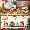 Christmas Picture Frame - Christmas Frames 4x6 with Cute Xmas Patterns for Wall Hanging & Desk Decor, Display Photo Frames with High Definition Acrylic Front Gift Ideas Tabletop Home Decorative, 4 Pack