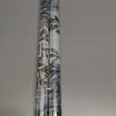 2 x Non-Adhesive Stained Glass Window Film Decorative, Static Cling Privacy Window Film (Leaf Rainbow,17.5 X 78.7 inch)