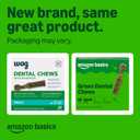 Amazon Basics Dental Dog Treats to Help Clean Teeth & Freshen Breath for Small Dogs, Small, Unflavored, Per Pack: 60 Count, 2.25 pounds (Previously Wag)