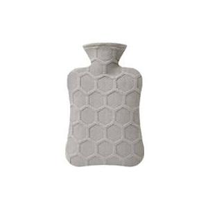  Hot Water Bottle with Soft Fleece Cover, 2L Hot Water Bag for Hot Compress, Comfort for Menstrual Cramps, Neck & Shoulder, Hands and Feet, Pink Plaid,Missing Top