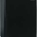 Igloo 2.6 Cu.Ft Mini Fridge with Freezer- Single Door Compact Refrigerator with Glass Shelves for Homes, Dorms & Offices- Keep Snacks, Drinks & Frozen Foods Cool with Temperature Control Fridge- Black