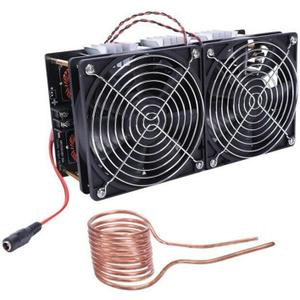 Induction Heater,12-48V 2500W ZVS High Frequency Induction Heater Module wirh Coil,Heating PCB Board Module Flyback Driver Heaters,Heat-Induction Tool for Quenching,Annealing