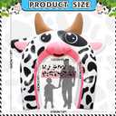 12FT Cow Inflatable Arch Outdoor Decorations Giant Cow Blow Up Built-in 5 LED Lights for Farmhouse Theme Baby Shower First Rodeo Birthday Western Cowboy Cowgirl Party Yard Garden Lawn