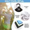 We're Going Golfing Microfiber Printed Towel, Funny Golf Towel Gifts for Men Dad Grandpa Brother Friend Golfer, Golf Bag Accessory Golfer Gifts for Men Son Uncle Dad Husband Boyfriend