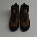 CAT Mens Threshold Waterproof Steel Toe Work Boot (12, Real Brown)