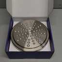 HOPOPRO High Flow Shower Head - High Pressure Rain - 7 Inch Rainfall Spray Showerhead - Tool-free 1-Min Installation - Adjustable Bathroom Shower Head Replacement with Luxury Look - Brushed Nickel