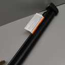 Reinforced 42" Extra Tall Pet Gate 55" Wide Retractable Baby Gate with Support Rods - Retractable Dog Gate Indoor/Outdoor Retractable Gate, Bottom Anti-Escape Tall Dog Gates for Doorways, Black