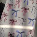 for iPhone 17 Pro Max Case, Cute Bow Ribbon Phone Case for Women Girl, Aesthetic Shockproof Hybrid 2-Layer Hard Shell Protective Cover, Colorful