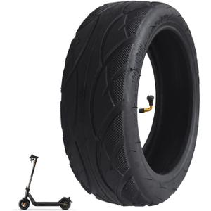 10x2.50-6.5 Vacuum Tire, 10 Inch Replacement Tire, With tire Air Valve, for INMOTION L9/S1 Electric Scooter [Tubeless Tires] [Non-Slip] [Shockproof] (1 Pack)