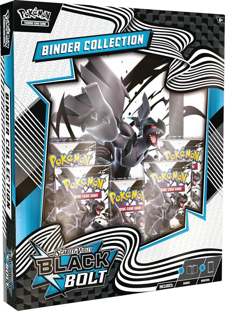 Pokemon TCG Scarlet & Violet 10.5 Black Bolt Binder Box