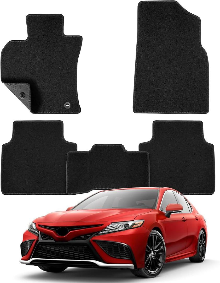 for Toyota Camry 2018-2024 Carpet Floor Mats 8th
All Weather | Heavy Duty | TPE | Anti-slip tech | Waterproof | Car Accessories