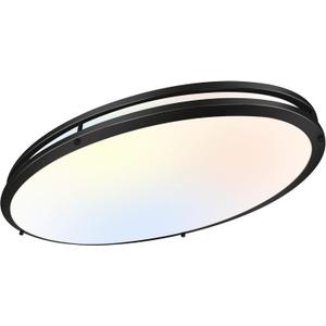 hykolity 32 Inch Oval LED Ceiling Light,60W,4000LM,5CCT