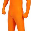 Uisozsfeb Unisex Full Body Spandex Zentai Suit Halloween Costumes Open Face Cosplay Bodysuit for Men and Women (Small, Z3914or)