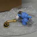 BlueStars W10648041 Dishwasher Water Inlet Valve with Elbow Fitting - Compatible with Whirlpool Kenmore KitchenAid Dishwashers - Replaces W10195048 AP5802887 W10219505 PS8760080