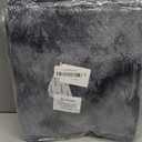 Ultra Soft Runner Rugs for Bedroom Hallways with Upgraded Non-Slip Rubber Backing & Thick Memory Sponge, 2x6 Feet Fluffy Shag Throw Area Rug for Bedside Dorm Tie-dye Dark Grey