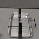 Stanbroil 7515 Aluminum Gas Grill Catch Pan and Holder Grease Collection Pan Replacement for Weber Genesis 1000-5500, Genesis Silver/Gold/Platinum, Genesis II Series, Platinum I/II, and Summit Grills