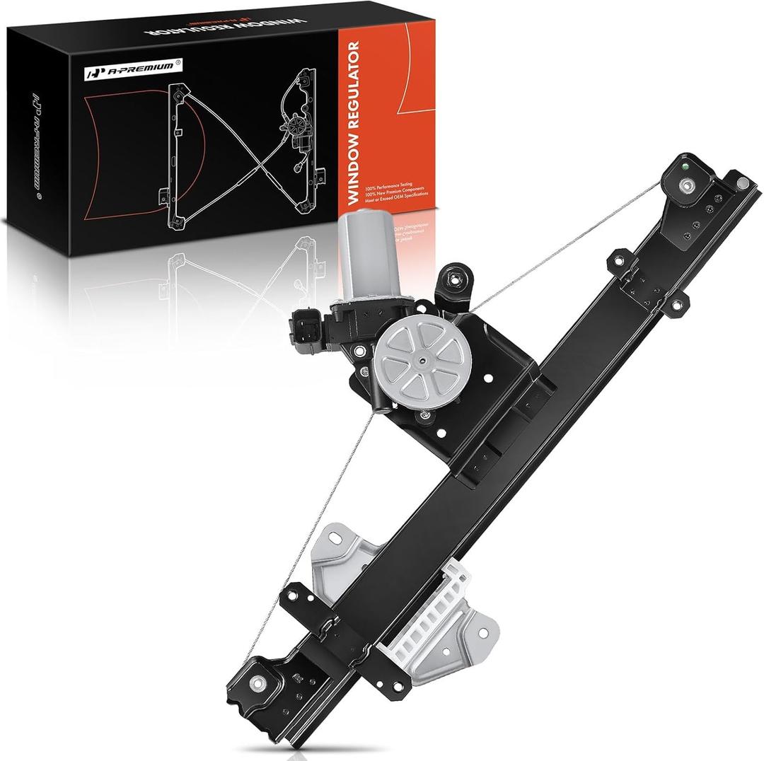 A-Premium Power Window Regulator with Motor (2-Pin) Compatible with Nissan Sentra 2013-2019 Front Right, Without Anti-Pinch