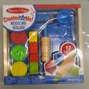 Melissa & Doug Shape, Model, and Mold Clay Activity Set - 4 Tubs of Modeling Dough and Tools