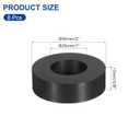 Uxcell 8Pcs 2" OD x 1" ID x 5/8" Thick Round Rubber Washers Flat Rubber Spacer Bushing for Home Appliances Cars Boat Accessories
