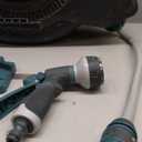 AYURA Retractable Garden Hose Reel 100 ft x 1/2 inch with Pro Metal Shaft, Heavy Duty Automatic Garden Hose Reels with Kink-Free Rewind and Lock at Any Length, Wall Mount Water Hose Reel for Outside (Green)