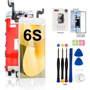 EFAITHFIX for iPhone 6S LCD Screen Replacement Black 4.7 Inch Frame Assembly Display 3D Touch Screen Digitizer with Repair Tools Kit Tempered Glass Screen Protector for A1633, A1688, A1700 (White) EFAITHFIX for iPhone 6S LCD Screen Replacement Black 4.7 Inch Frame Assembly Display 3D Touch Screen Digitizer with Repair Tools Kit Tempered Glass Screen Protector for A1633, A1688, A1700 (White)