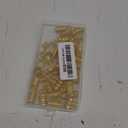 110 Pcs Gold Hair Jewelry for Braids and Dreadlocks - Metal Rings, Cuffs Clips Accessory Decorations - Golden Yellow