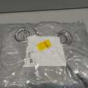 BGment Light Grey Star Blackout Curtains for Kid's Bedroom - Grommet Thermal Insulated Room Darkening Printed Curtains for Living Room, Set of 2 Panels (52 x 84 Inch, Light Grey)