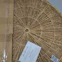 CHI AN HOME Wicker 23 Inch Jute Wall Decor Baskets, Set of 6 Extra Large Woven Jute Wall Plates, 23",21",15",13",12,10", Decorative Baskets for Wall Arts, Wall Hanging for Bedroom, Living Room, Office