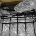 Freezer Organizer Bins, 4 Pack Stackable Chest Freezer Organizer for 5-7 Cu.FT Deep Freezer Sort Frozen Meats and Food, Freezer Storage Baskets with Handles Easy Reach from Bottom, Black