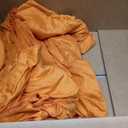 10 X 12ft Orange Backdrop Curtains Wrinkle-Free Wedding Drapes for Backdrop, W5' x H12'