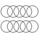 uxcell Nitrile Rubber O-Rings 60mm OD 56mm ID 2mm Width, Metric Sealing Gasket for Automotive Machine Plumbing, Pack of 10