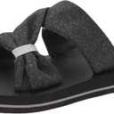 KuaiLu Womens Sandals Black Size 7.5 (Black)