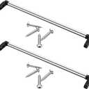 2 Sets Boat Windshield Support Bar Replacement Marine Windshield Brace Kit Aluminum for Boat Ship Marine Vessel Window Bars