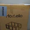 Clear Acrylic Dog Playpen with Door,23.6" Puppy Playpen,Easy Assemble Pet Fence,10-Panel for Puppies/Small Dog Play Pen Indoor (White, 23.6 Inch-H, 10 Panel)