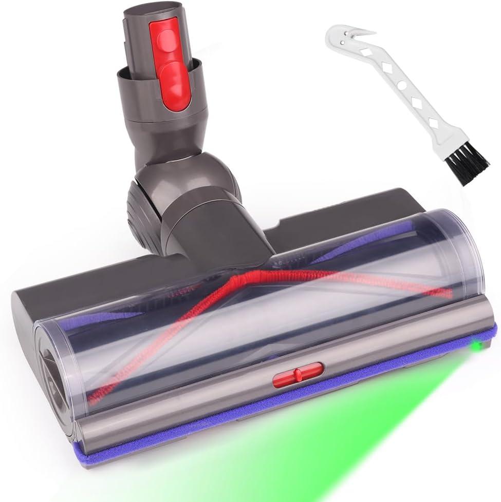 Laymi High Torque Replacement Brush Head for Dyson V7 V8 V10 V11 V15 SV10 SV12 SV14 Animal Absolute Vacuum Cleaners with Headlights, Suction Adjustment Slide Switch Laymi High Torque Replacement Brush Head for Dyson V7 V8 V10 V11 V15 SV10 SV12 SV14 Animal Absolute Vacuum Cleaners with Headlights, Suction Adjustment Slide Switch