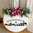 3 x Nativity Stencils for Painting on Wood Reusable Large Christmas Stencil for Crafts Door Hanger Doormats Wood Sign Home Canvas Wall Holiday (Nativity8)