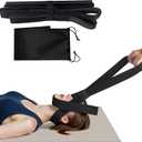 Y Neck Strap Stretcher, Cervical Traction Device for Neck Pain Relief, Spine Chiropractic Decompression Traction Tool with Chin Strap.