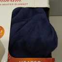 Sunbeam Microplush Heated Blanket, Blue, Size Twin