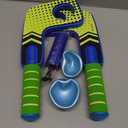 Fun Mini Hockey Sticks Game - Play at the Pool & Beach or in Home - For Kids & Adults All Ages - Use The Floating Soft Paddles to Shoot the Water Skipping Balls - Comes With 2 Sticks & 2 Balls