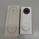 Google Nest Doorbell (Wired, 3rd Gen) - 2K Video and Gemini, Live View, Night Vision, 2-Way Audio - Works with Google Home - 2025 Model - Snow