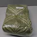 JPGGD Leaf Couch Blanket Cover,Chenille Sofa Covers Washable for Dogs,Couch Covers for Sofa, Soft Slipcovers for Couches and Sofas Pet Friendly or 2-3 Cushion Couch1pc, Green, 71"134"