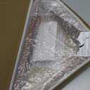 Flag Display Case for Small Flag, 3' x 5' American Flag Shadow Box with HD Tempered Glass and Wall Mount (Not for Burial Flag), Triangle Flag Holder Frame for Folded Flag - Cherry Red