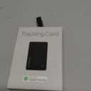 SPOTMINDERS Apple MFi Certified Wallet Tracker Works With Apple Find My Tracking Card for Wallet Card Rechargeable IP68 Waterproof 0.07in Slim iPhone Item Finder for Luggage Tags Purse Gifts for Women (Black (Pack of 1))