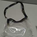 Wuflyover Clear Bag for Stadium Events - Adjustable Strap Clear Shoulder Bag for Concerts & Sports, Game Day Approved