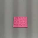 OBTANIM Silicone 21 Cavity Rose Flower Fondant Mold Cake Cupcake Top Decoration Mould for Chocolate Handmade Candy