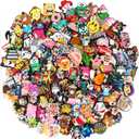50Pcs Silicone Focal Beads for Pens, Random Cute Character Focal Beads for Keychains Making DIY Bracele Jewelry Making, Only Applicable to Adults